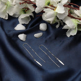 Dangling Silver Spear Earrings - silvermark